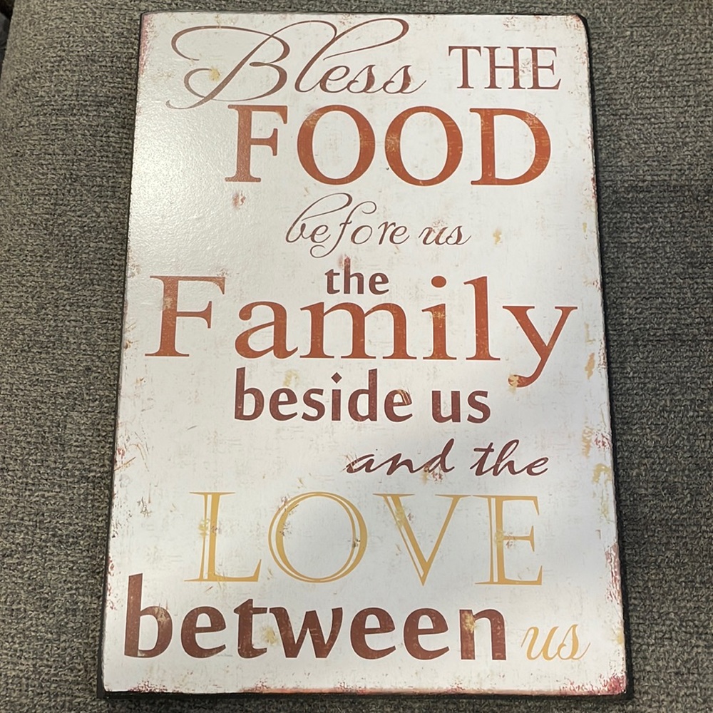 Wooden Kitchen sign. 10.5” x 15.5”. Brand new.